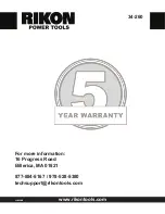 Предварительный просмотр 20 страницы Rikon Power Tools 34-260 Operator'S Manual