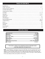 Preview for 2 page of Rikon Power Tools 50-144 Operator'S Manual