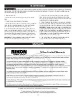 Preview for 15 page of Rikon Power Tools 60-105 Operator'S Manual