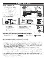 Preview for 7 page of Rikon Power Tools 70-150VSR Operator'S Manual