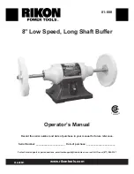 Rikon Power Tools 81-608 Operator'S Manual preview