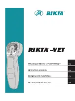 RIKTA VET Operating Manual предпросмотр