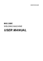 Riland MIG 200E User Manual preview