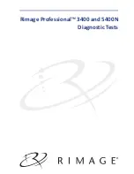 Rimage Professional 3400 Diagnostic Manual preview