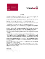 Предварительный просмотр 80 страницы Rimax BABY KANGOORB202 User Manual