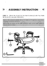 Preview for 7 page of RIMIKING Chair Instruction Manual