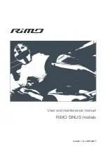 RiMO SiNUS iON User And Maintenance Manual preview