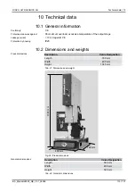 Preview for 119 page of RINCO ULTRASONICS AG Standard 3000 Operating Instructions Manual