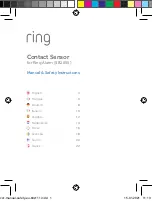 ring 5B28S5 Manual & Safety Instructions preview