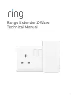 ring Range Extender Z-Wave Technical Manual preview