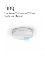 ring Smoke & CO Listener Z-Wave Technical Manual preview