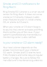 Preview for 2 page of ring Smoke/CO Listener Quick Start Manual