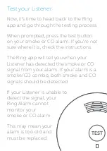 Preview for 14 page of ring Smoke/CO Listener Quick Start Manual