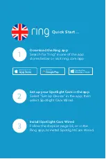 Preview for 2 page of ring Spotlight Cam Wired Quick Start Manual