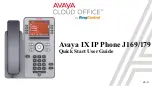 RingCentral Avaya Cloud Office J169 Quick Start User Manual preview