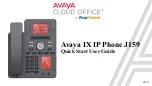 RingCentral Avaya IX J159 Quick Start User Manual preview