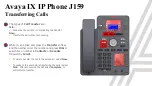 Preview for 6 page of RingCentral Avaya IX J159 Quick Start User Manual