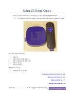 Ringgold Roku LT Setup Manual preview