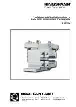 RINGSPANN Brake EFM-240M Installation And Operating Instructions Manual preview