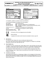 Preview for 5 page of RINGSPANN DV 020 FEM Installation And Operating Instructions Manual