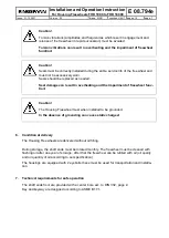 Preview for 7 page of RINGSPANN FHD 1000 Installation And Operation Instruction Manual