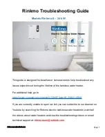 Preview for 1 page of RinKmo EI06 Troubleshooting Manual