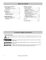 Preview for 2 page of Rinnai 4500 Owner'S Operation And Installation Manual