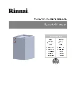 Preview for 1 page of Rinnai AH083CP Installation And Operation Manual