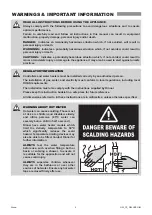 Preview for 4 page of Rinnai BC-100V Operation & Installation Manual