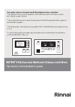 Preview for 1 page of Rinnai BC-100V1Z Operation And Installation Manual