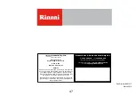 Preview for 50 page of Rinnai brivis ZonePlus Owner'S Manual