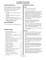 Preview for 4 page of Rinnai c199e Installation And Operation Manual