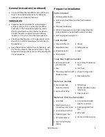 Preview for 5 page of Rinnai c199e Installation And Operation Manual