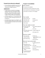 Preview for 5 page of Rinnai CHS199100 Installation And Operation Manual