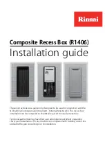 Preview for 1 page of Rinnai Composite Recess Box Installation Manual