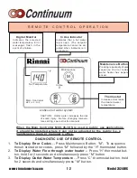 Preview for 12 page of Rinnai CONTINUUM 2424WC Instructions For Use Manual