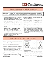 Preview for 17 page of Rinnai CONTINUUM 2424WC Instructions For Use Manual