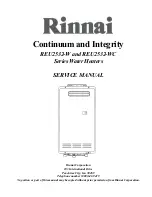 Preview for 1 page of Rinnai Continuum REU2532-W Series Service Manual