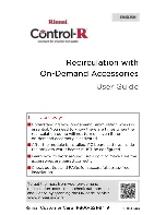 Preview for 1 page of Rinnai Control-R User Manual