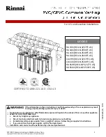 Rinnai CU160i Installation Instructions Manual preview