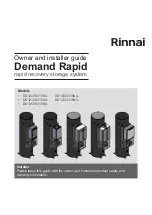 Rinnai Demand Rapid DD1200E315L Owner And Installer Manual предпросмотр