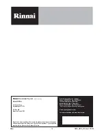 Preview for 16 page of Rinnai DEPH-10DTW Operation & Installation Manual