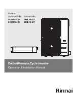 Preview for 1 page of Rinnai DINLR20Z7 Operation & Installation Manual