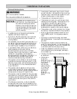 Preview for 15 page of Rinnai Energysaver ES38P Owner'S Operation And Installation Manual