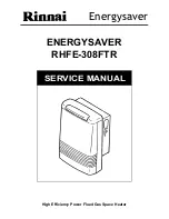 Preview for 1 page of Rinnai ENERGYSAVER RHFE-308FTR Service Manual