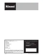 Preview for 24 page of Rinnai Enviroflo EHPA250VM Operation & Installation Manual