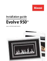 Rinnai Evolve 950 Installation Manual предпросмотр