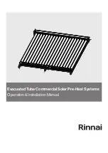 Preview for 1 page of Rinnai EVT20A Operation & Installation Manual