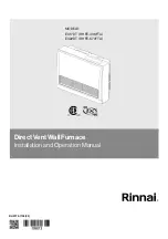 Preview for 1 page of Rinnai EX1 7 DT Installation And Operation Manual