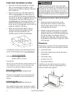 Preview for 6 page of Rinnai FC510 Installation And Operation Manual